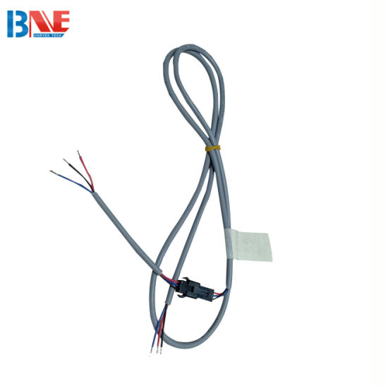 Custom Black Terminal Wire Harness with Connector Cable