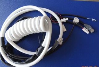 Flexible Coiled Power Cord Trailer CCTV Camera Cable for Electronics