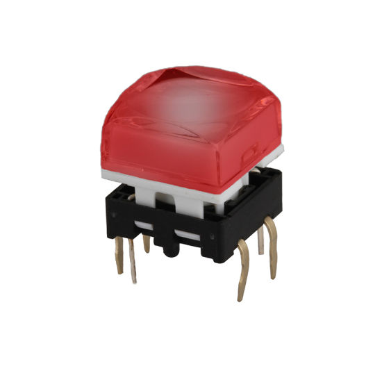 SGS Illuminated Colourful Tact Dust-Proof PCB Spst Miniture Electronic Waterproof LED Switch