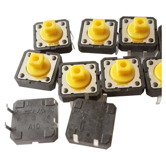 SGS 50mA 12VDC Micro Push Button Tact Switches with Spst (KSS-0EH9250)